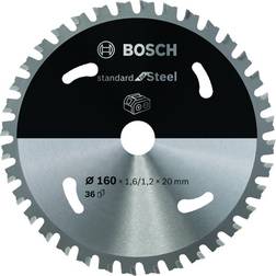 Bosch Kreissägeblatt Standard for Steel 160 x 1 6/1 2 x 20 3