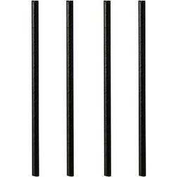 Papstar Pure Cocktail Straws Black 500-pack