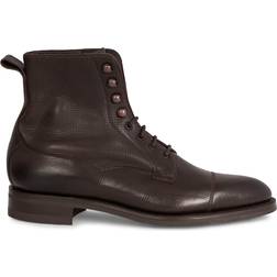 Edwards Galway Grained Boot - Dark Brown