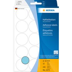 Herma Adhesive Labels 32mm 480-pack