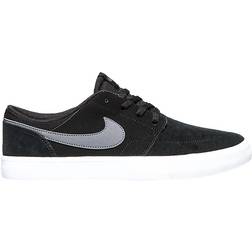 Nike SB Solarsoft Portmore II Canvas M - Black/Dark Grey-White