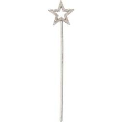 Smiffys Princess Star Wand Silver