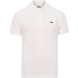 Lacoste Slim Fit Manga Corta Piqué - White