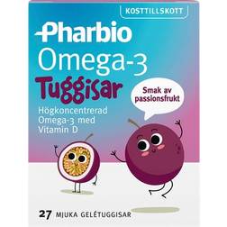 Pharbio Omega-3 Tuggisar 27 stk