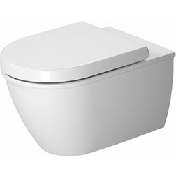 Duravit Darling New Wand WC, Tiefspüler, 540mm, Spülrandlos (rimless) mit verdeckter Befestigung (Durafix)