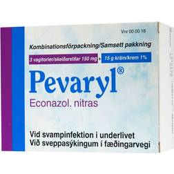 Pevaryl Vagitorium 150mg 3 st Vagitor, Kräm