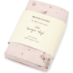 Konges Sløjd Muslin Cloths Nostalgie Blush 3-pack