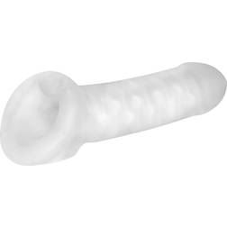 Perfect Fit Fat Boy Thin Textured Penis Extender with Ball Loop