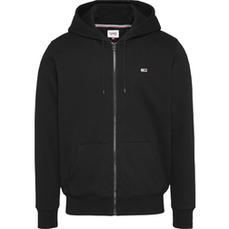 Tommy Hilfiger Felpa con Cappuccio e Zip Uomo TJM Regular Cerniera - Nero