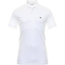 Lacoste Polo Bianca Per Uomo E Donna Con Patch Logo Coccodrillo