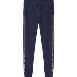 Tommy Hilfiger Logo Strip Joggers - Navy Blazer