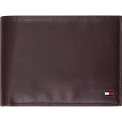 Tommy Hilfiger Eton Leather Credit Card & Coin-Pocket Wallet - Brown