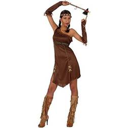 Atosa Brown Indian Woman Costume