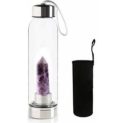 Amethyst Crystal Water Bottle