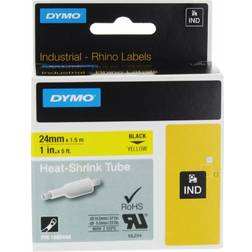 Dymo Industrial Rhino Labels Black on Yellow