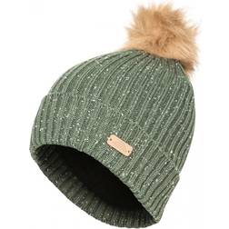 Trespass McNally Women's Knitted Bobble Hat - Moss Fleck