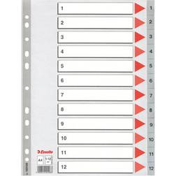 Esselte Index PP A4 1-12