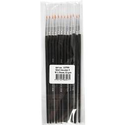 Creativ Company Gold Line Brush No 0 1.5mm 12-pack