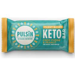 Pulsin Keto Bar Choc Fudge & Peanut 50g