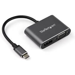 StarTech USB C-DisplayPort/VGA M-F 0.1m