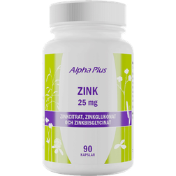 Alpha Plus Zink 25mg 90 stk