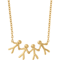ByBiehl Together Family 4 Necklace - Gold