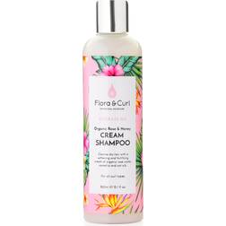 Flora & Curl Hydrate Me Organic Rose & Honey Cream Shampoo 300ml