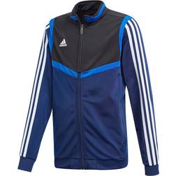 adidas Kid's Tiro 19 Polyester Track Top - Dark Blue/White (DT5790)