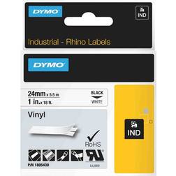 Dymo Industrial Rhino Labels Black on White