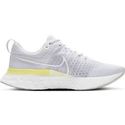 Nike React Infinity Run Flyknit 2 W - White Light Citron