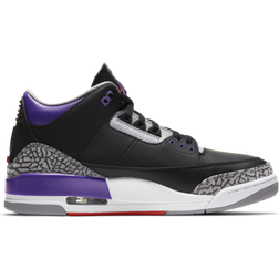 Nike Air Jordan 3 Retro M - Black/Cement Grey/White/Court Purple