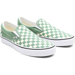 Vans Checkerboard Classic Slip-On - Shale/True White