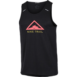 Nike Rise 365 Trail Running Tank Top Men - Black/Laser Crimson