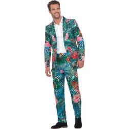 Smiffys Tropisk Hawaii Flamingo Kostym