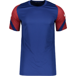 NIKE Dri-FIT Strike Short-Sleeve T-shirt Men - Deep Royal Blue/Dark Beetroot/Bright Crimson/White