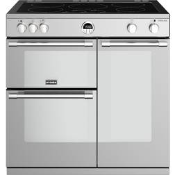 Stoves S900EI SS Stainless Steel, Black