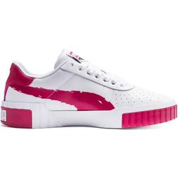 Puma Cali Brushed W - Puma White/Cerise