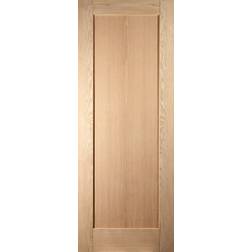 Jeldwen 1 panel Shaker Oak Interior Door L, R (61x198.1cm)