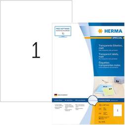 Herma Transparent Film Labels A4