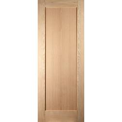 Jeldwen 1 panel Shaker Oak Interior Door L, R (68.6x198.1cm)