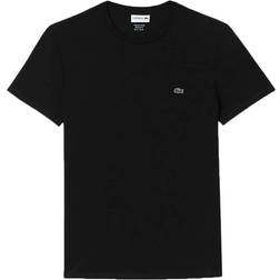 Lacoste Crew Neck Pima Cotton Jersey T-shirt - Black