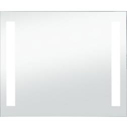 vidaXL Espejo De Pared De Baño Con LED 60x50 cm