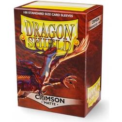 Dragon Shield Crimson Matte 100 Sleeves