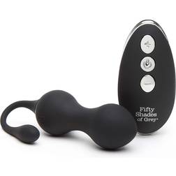 Fifty Shades of Grey Relentless Vibrations Remote Kegel Balls Black