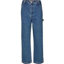 Levi's Ribcage Straight Ankle Jeans - Azul Denim