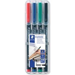 Staedtler Lumocolor Permanent Pen 314 1-2.5mm 4-pcs