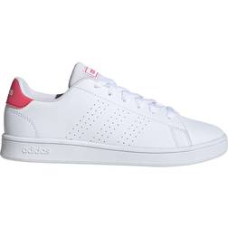 adidas Kid's Advantage - Cloud White/Real Pink/Cloud White