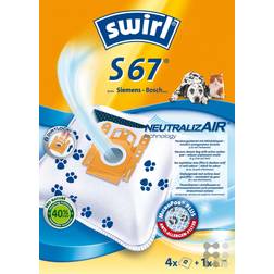 Swirl Staubbeutel S 67 Anti-Odour VE4 202614