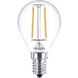 Philips Ledkogellamp E14 2w Transparant