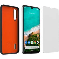 Bigben Black Case + Tempered Glass for Xiaomi Mi A3